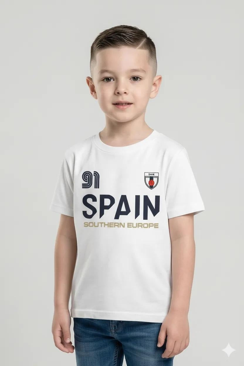 Octave Boys Off White Printed T-shirt