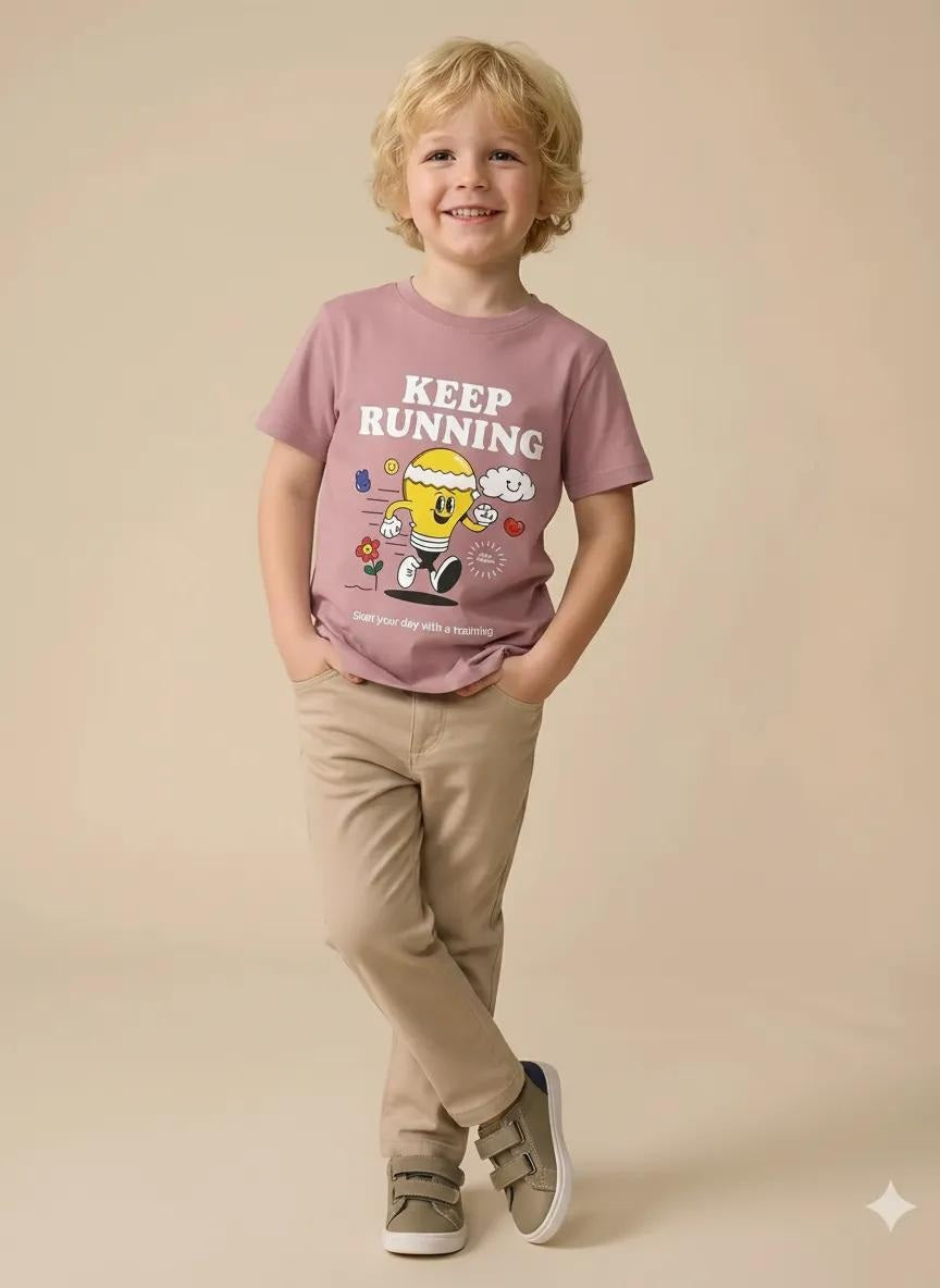Boy Round Neck T-Shirt
