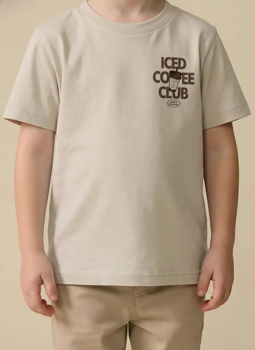 Octave Boys Typography Printed T-shirt