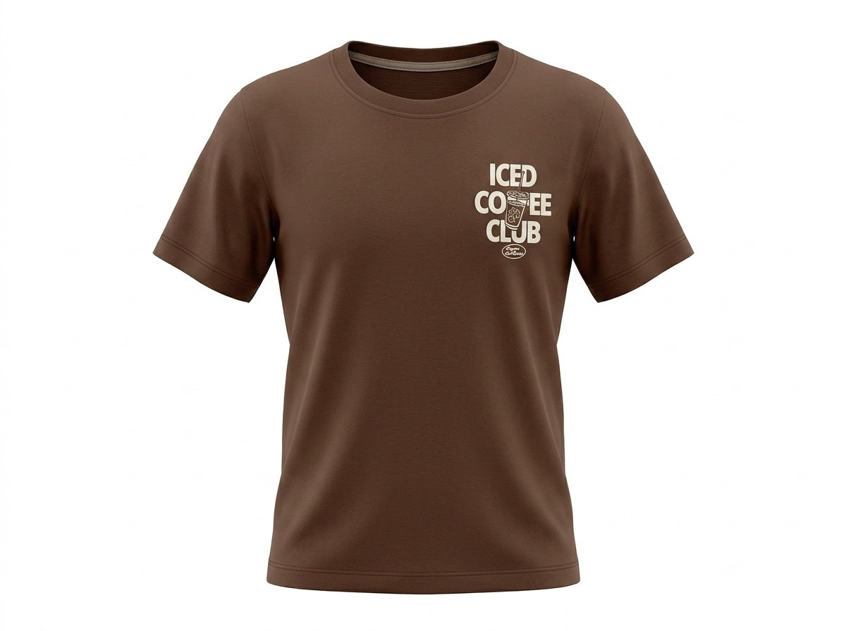 Octave Boys Tiramisu Brown Round Neck Cotton Tshirts