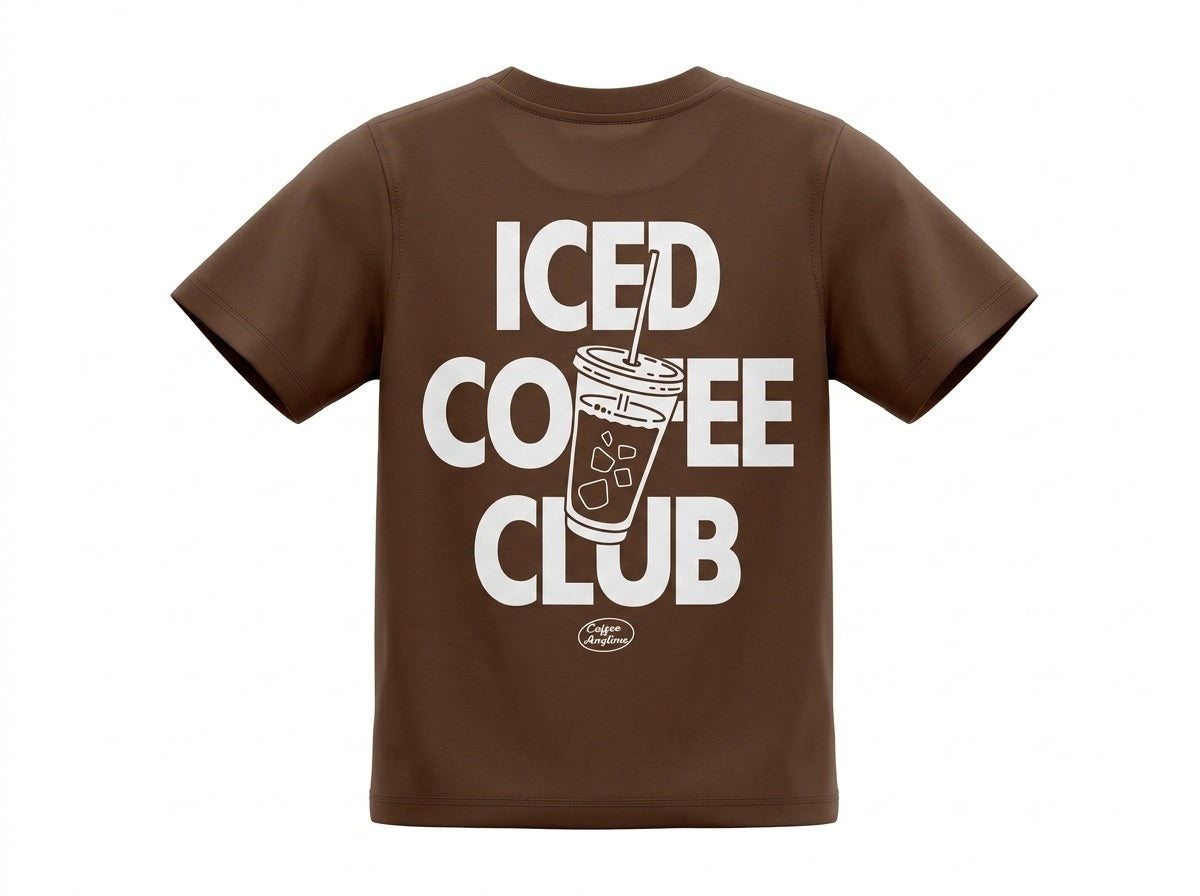 Octave Boys Tiramisu Brown Round Neck Cotton Tshirts