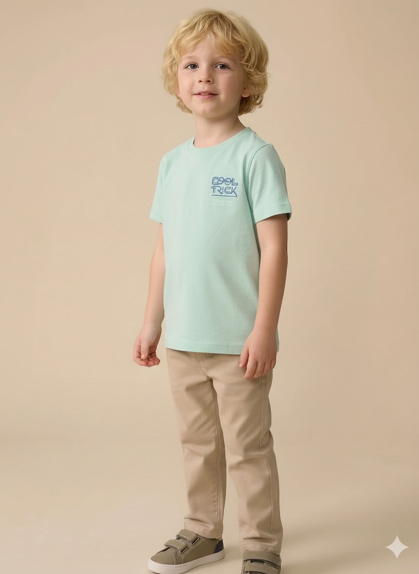 Octave Boys Mist Printed T-shirt