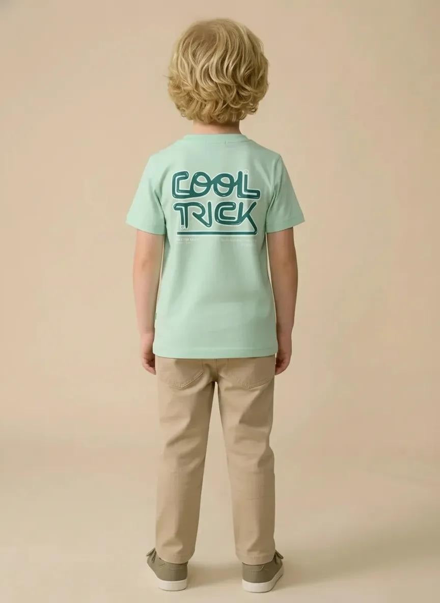 Octave Boys Mist Printed T-shirt