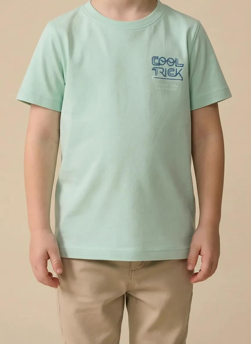 Octave Boys Mist Printed T-shirt