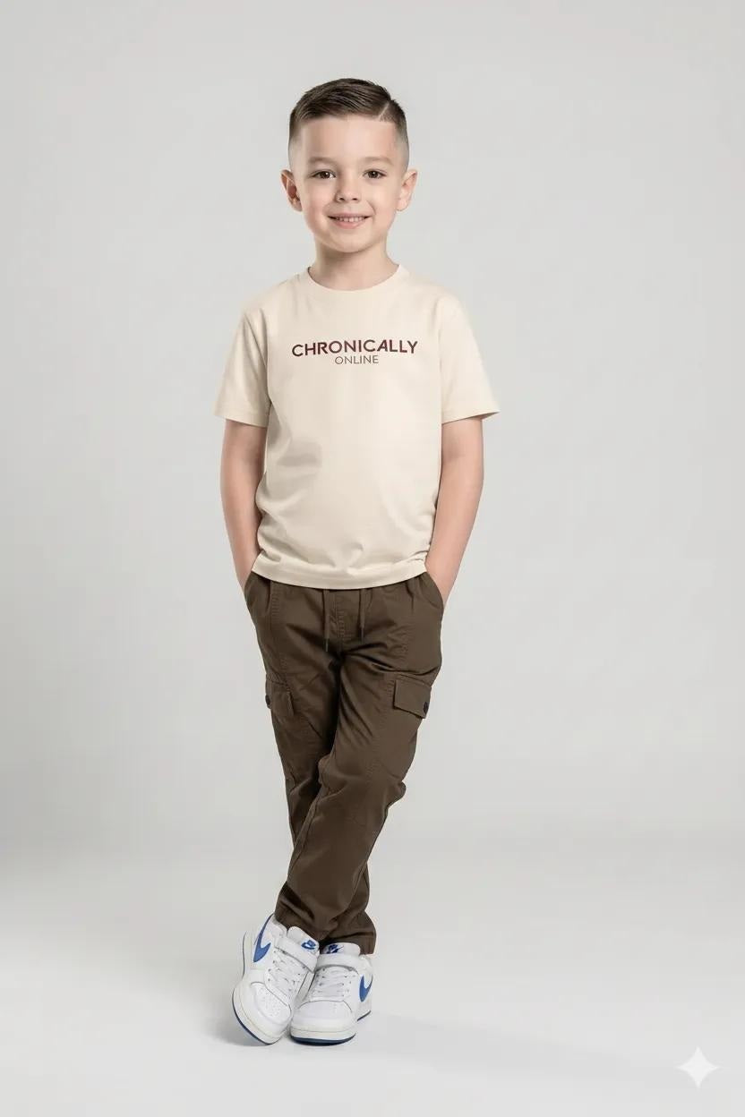 Boy Duck Solid Track Pants
