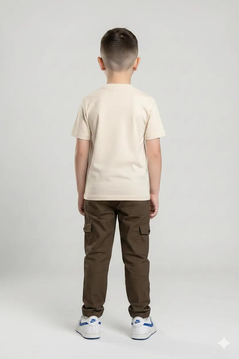 Boy Duck Solid Track Pants
