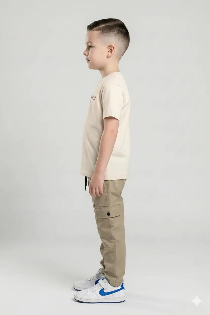 Boy Safari Solid Track Pants