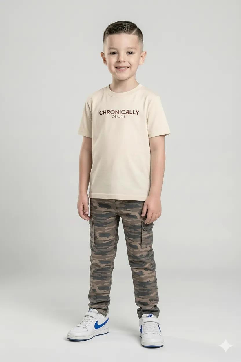 Octave Boys Regular Fit Camouflage Track Pants
