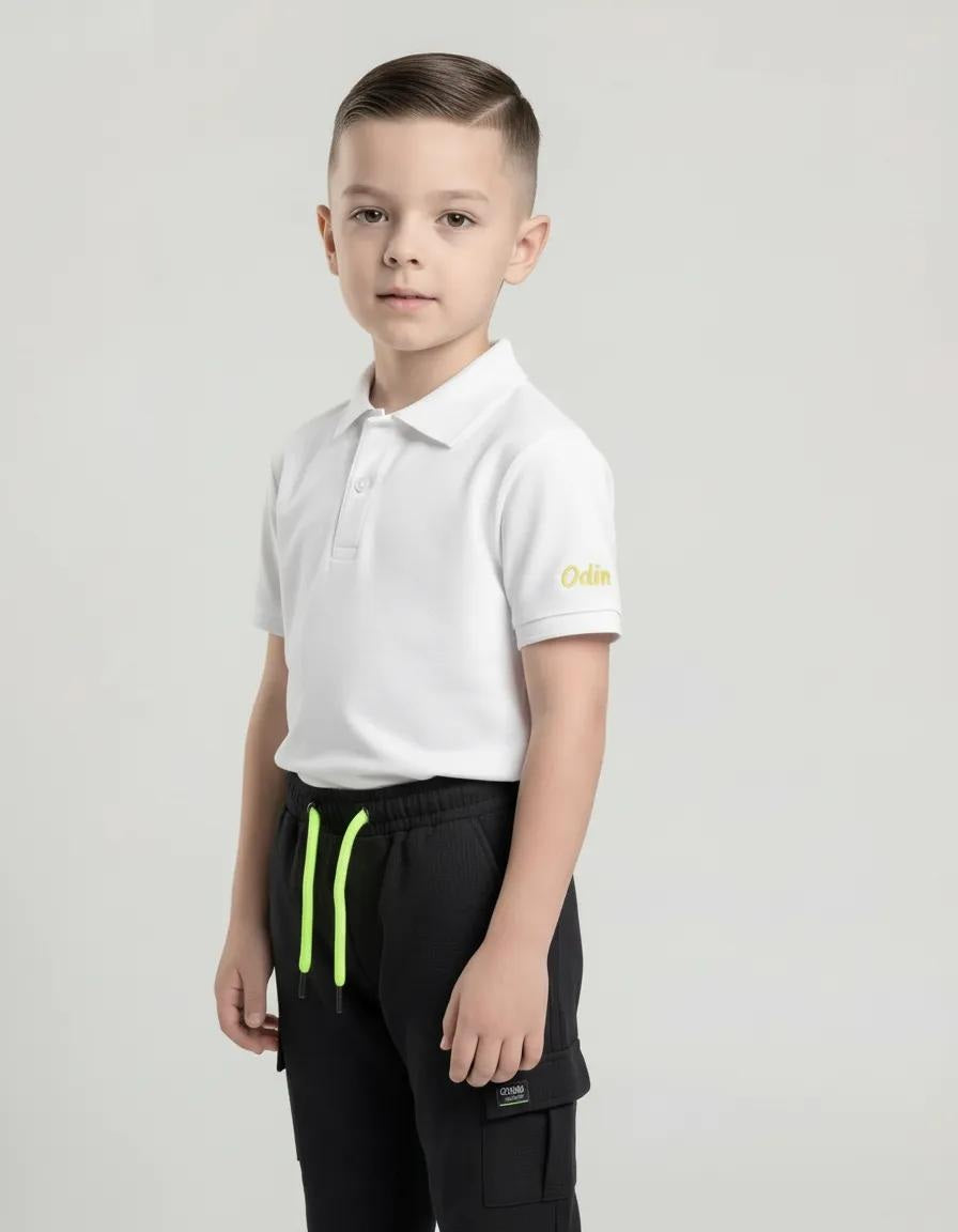 Octave Boys Black Regular Fit Track Pants