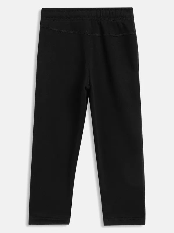 Boys Solid Cotton Drawstring Track Pants