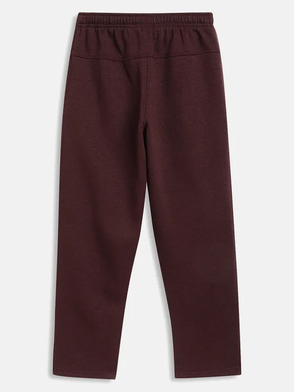 Boys Solid Cotton Drawstring Track Pant