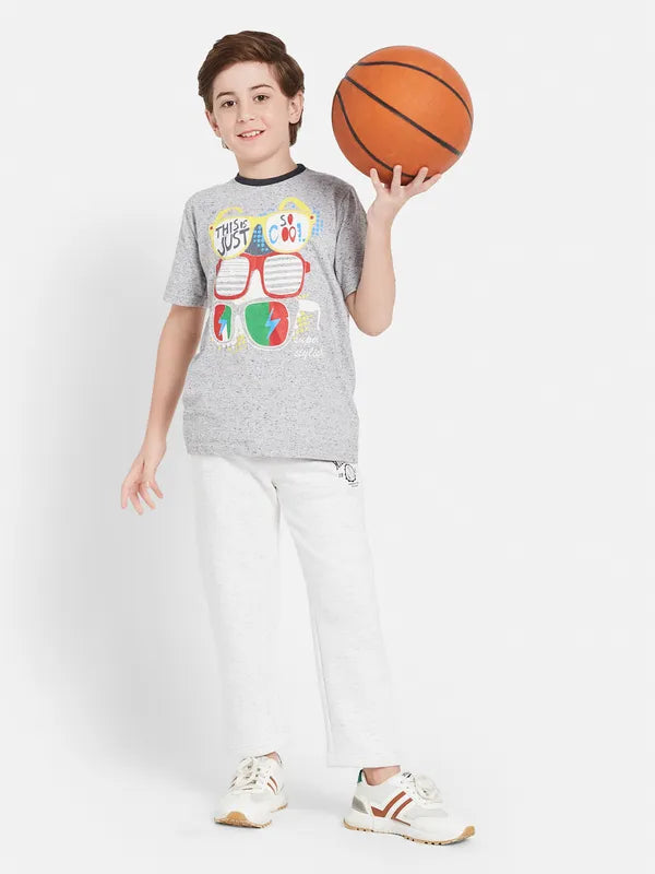 Octave Boys Printed Cotton Track Pants