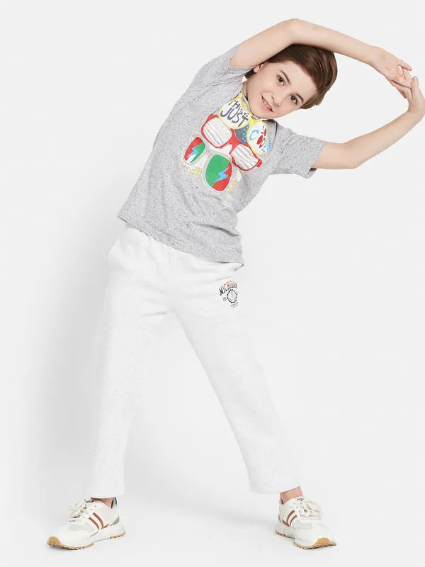 Octave Boys Printed Cotton Track Pants