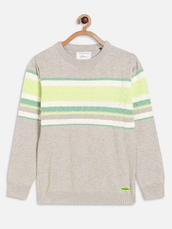 Boys Striped Pullover