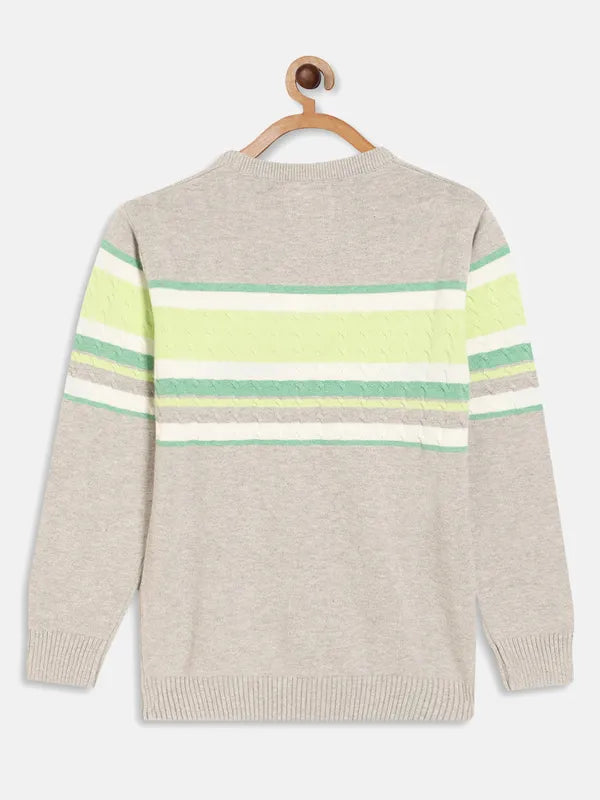 Boys Striped Pullover