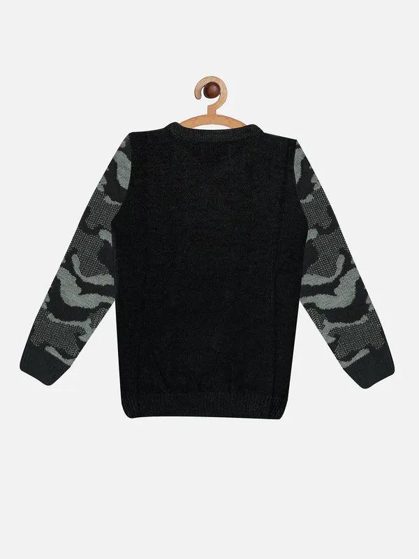 Boys Abstract Printed Pullover