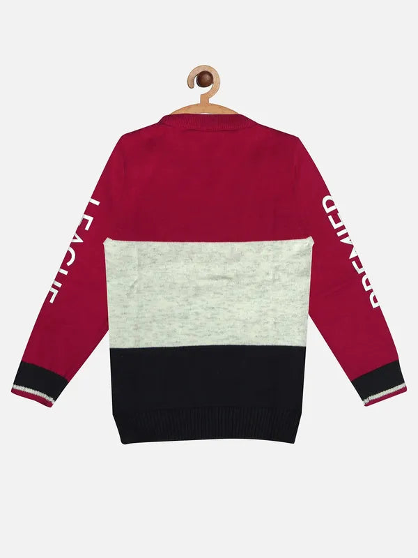 Boys Colourblocked Pullover