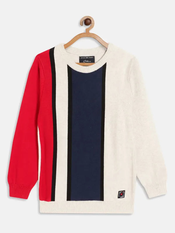 Boys Colourblocked Pullover