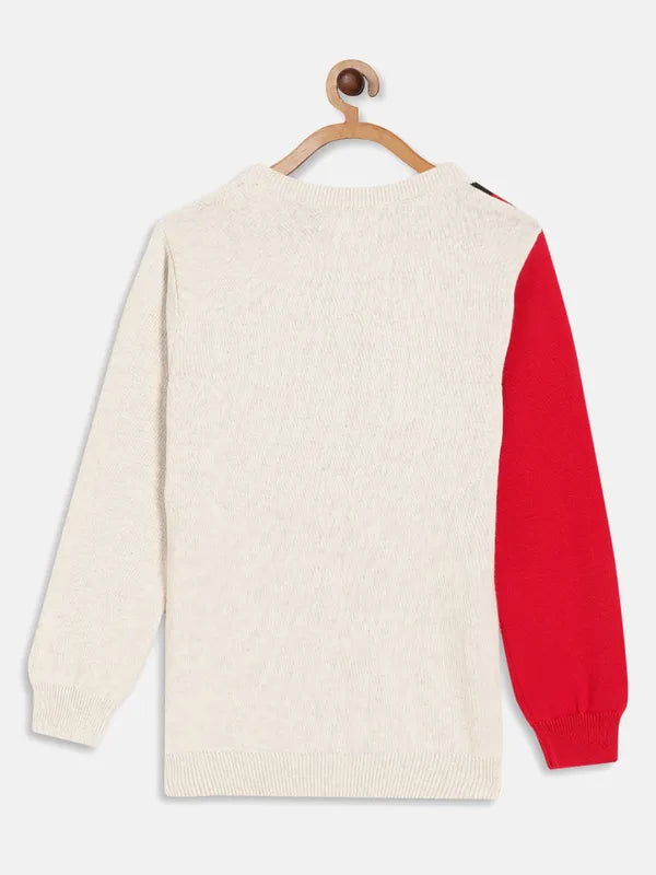 Boys Colourblocked Pullover