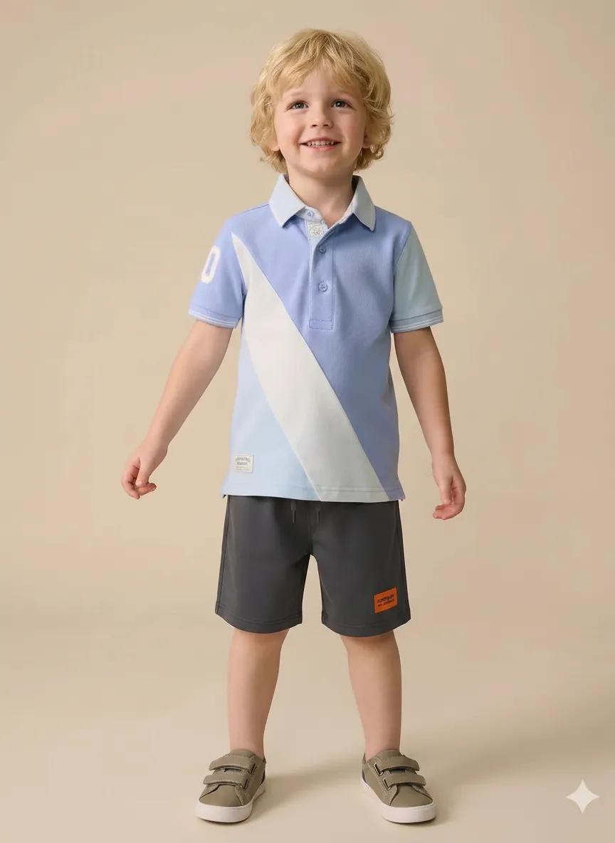 Boy Gun Metal Solid Short