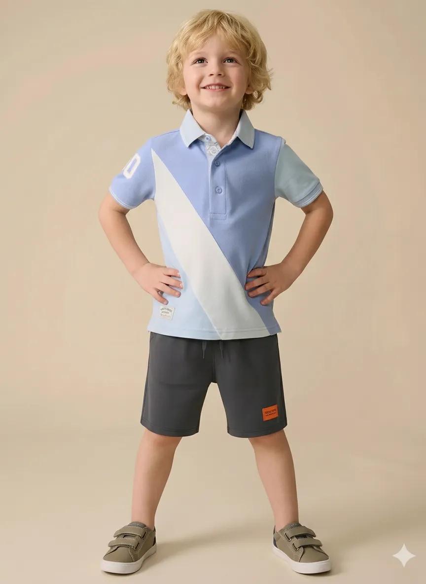 Boy Gun Metal Solid Short
