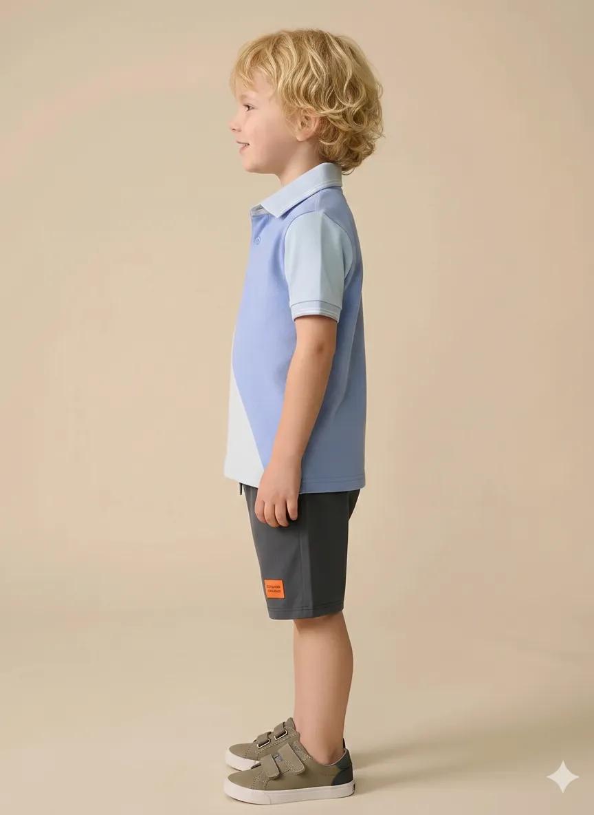 Boy Gun Metal Solid Short