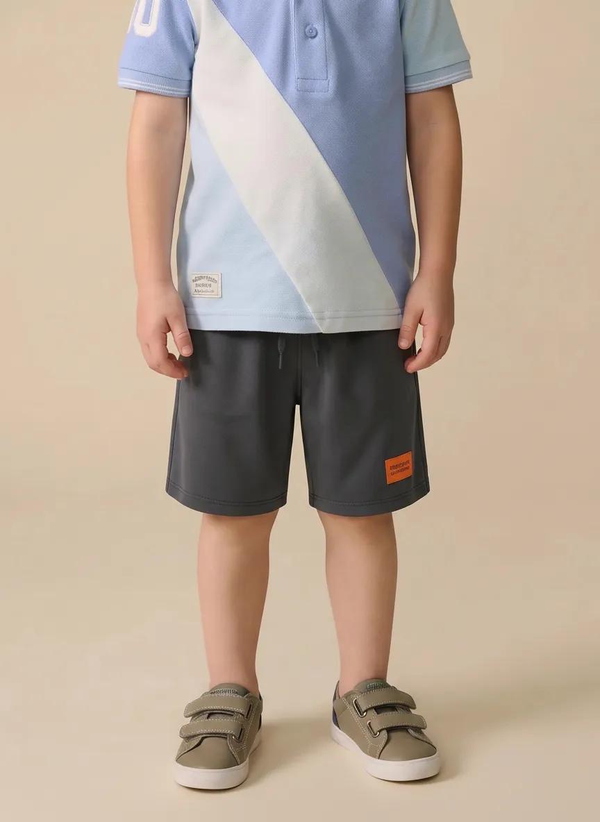 Boy Gun Metal Solid Short