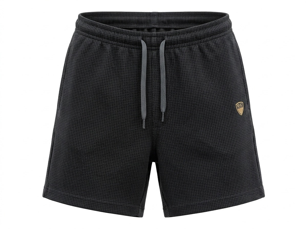 Boy Black Solid Shorts