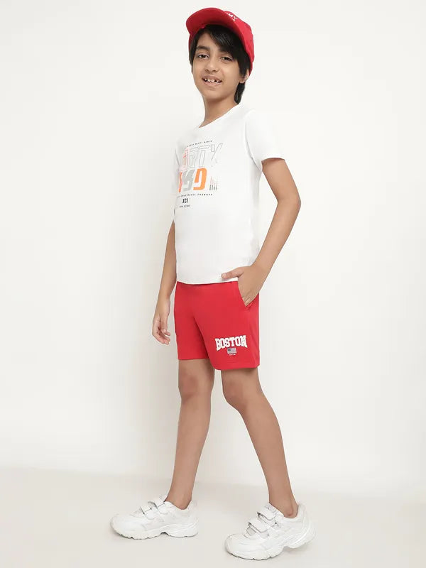 Octave Boys Mid-Rise Cotton Shorts