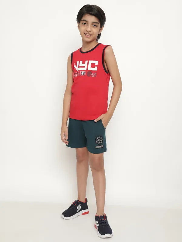 Octave Boys Mid-Rise Cotton Shorts