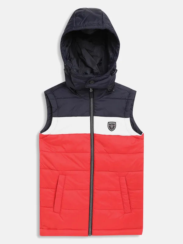 Boys Colourblocked Padded Jacket