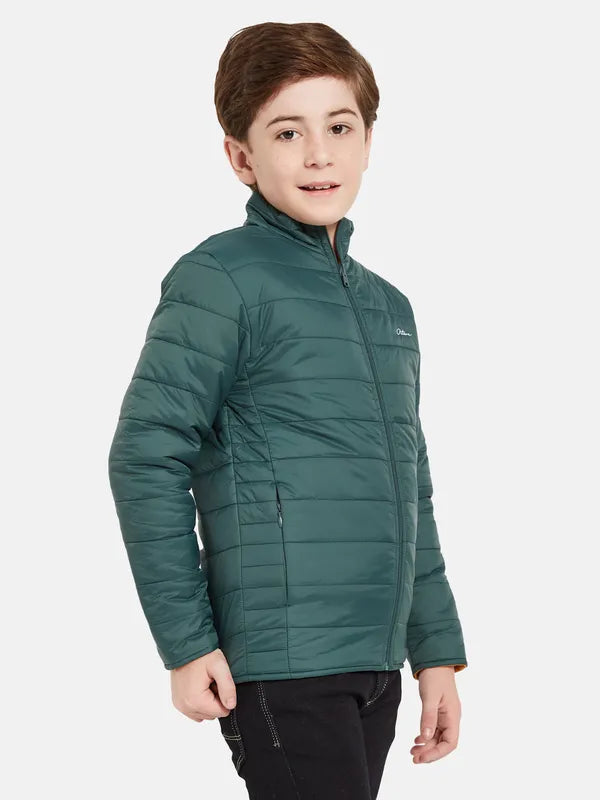 Octave Boys Green Quilted Jacket