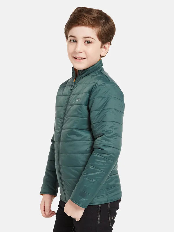 Octave Boys Green Quilted Jacket