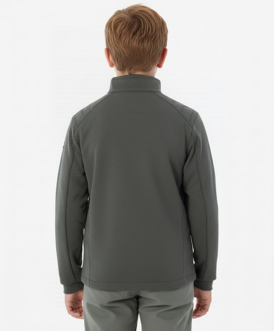 Boys Brand Logo Lightweight Sporty Jacket