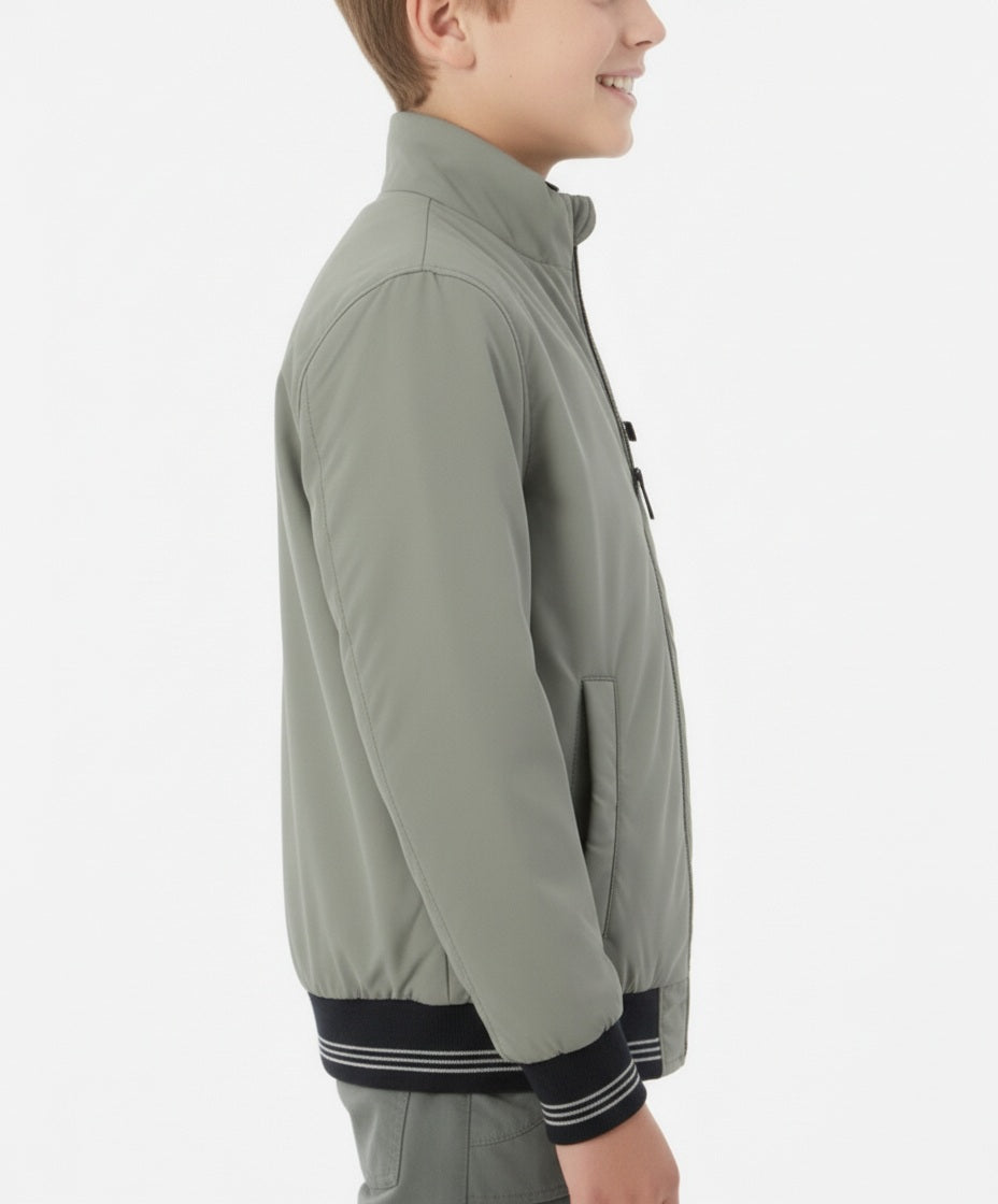 Boys Brand Logo Lightweight Bomber Jacket