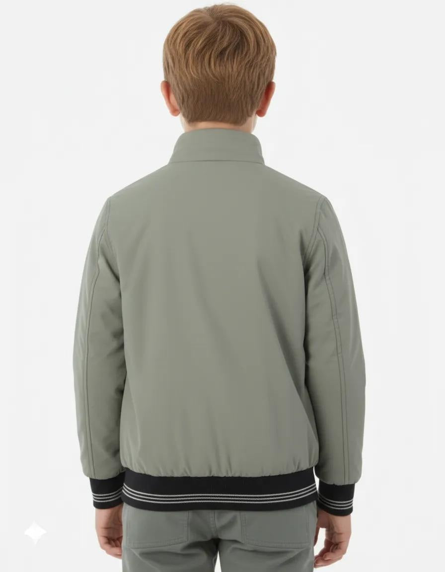 Boys Brand Logo Lightweight Bomber Jacket