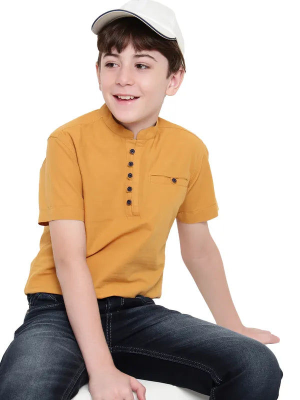 Octave Boys Opaque Casual Shirt