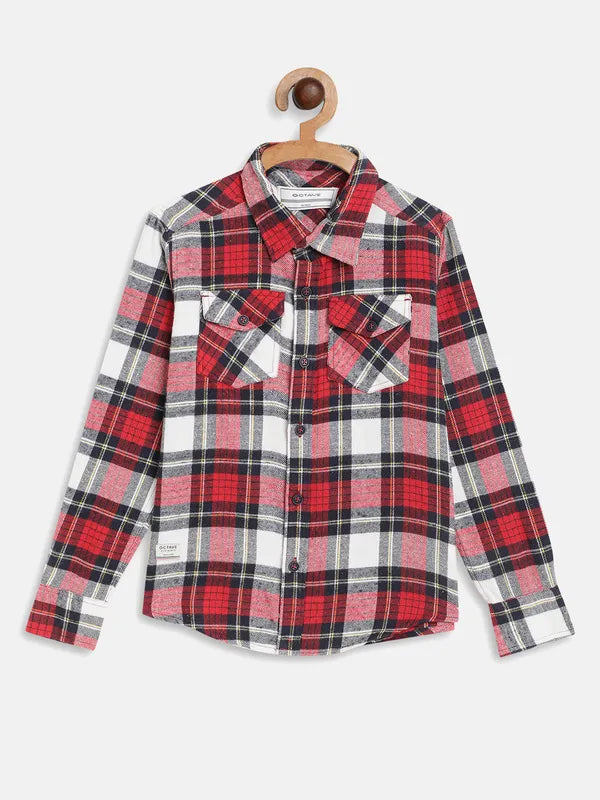 Boys Tartan Checked Casual Shirt