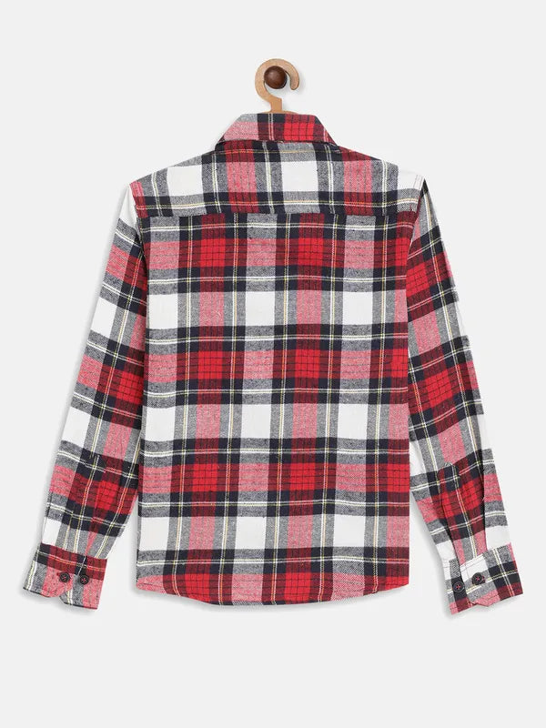 Boys Tartan Checked Casual Shirt