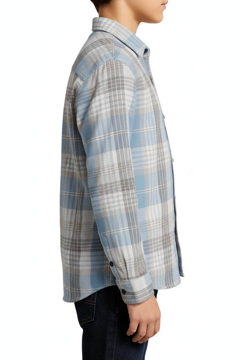 Boys Checked Casual Shirt