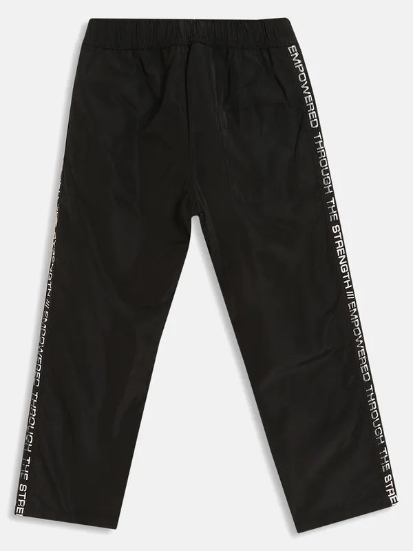 Boys Solid Cotton Track Pants