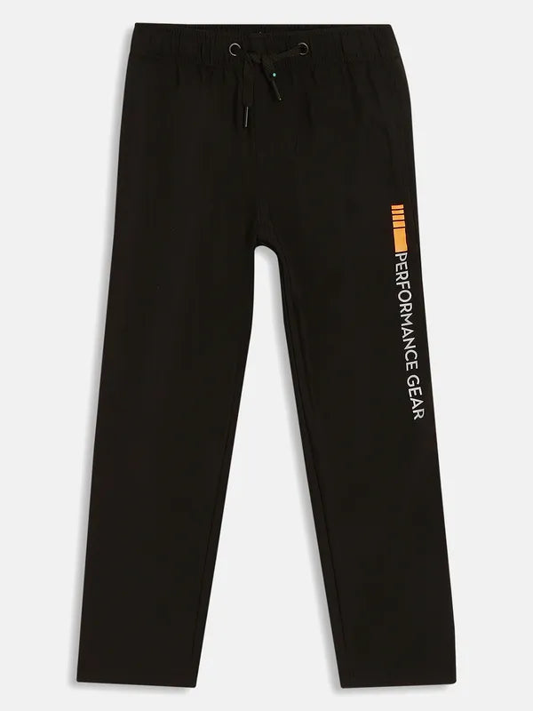 Boys Solid Cotton Track Pant