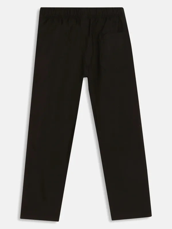 Boys Solid Cotton Track Pant