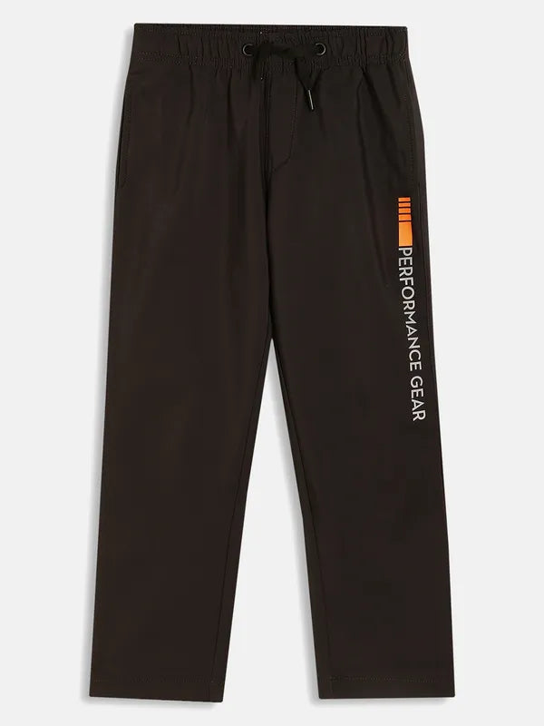 Boys Solid Cotton Track Pants