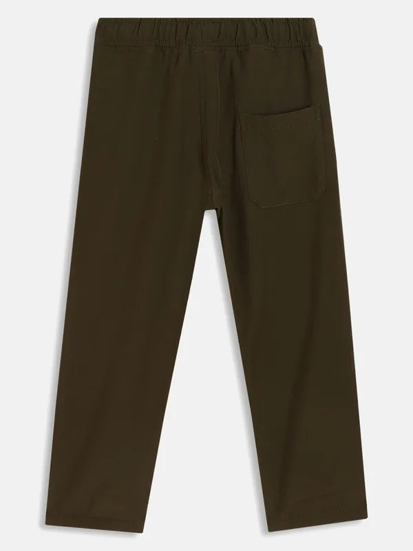 Boys Solid Track Pant