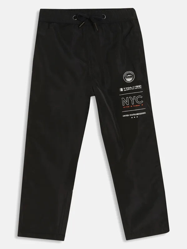 Boys Solid Cotton Track Pant