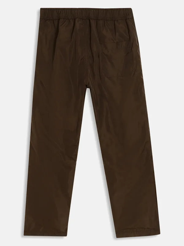 Boys Solid Cotton Track Pants