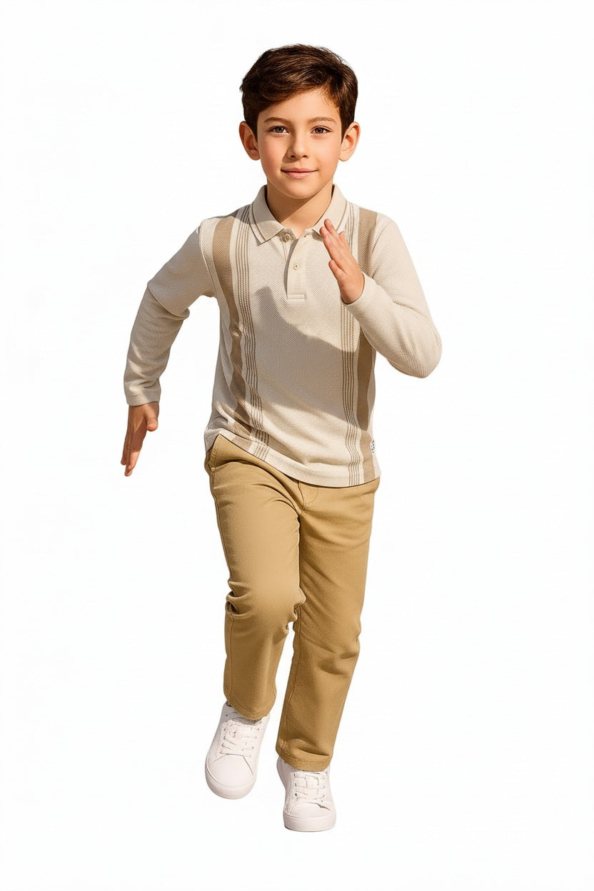 Boys Cotton Polo Neck  Tshirts