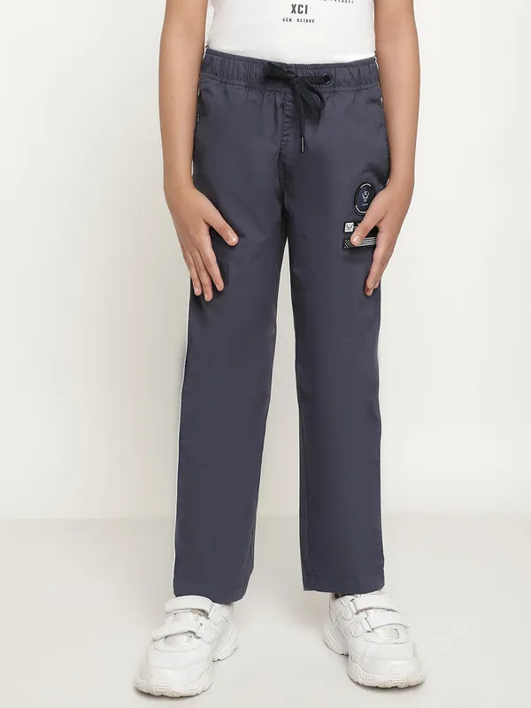 Octave Boys Mid-Rise Cotton Track Pants