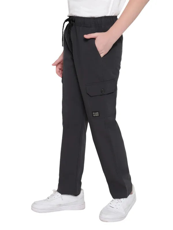 Octave Boys Cotton Mid-Rise Track Pant